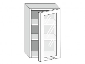 19.50.3 Шкаф настенный (h=913) на 500мм с 1-ой стекл. дверцей в Симе - sim.магазин96.com | фото