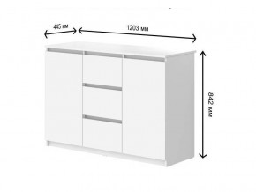 Комод с 3-мя ящиками и дверками СГ Модерн в Симе - sim.магазин96.com | фото