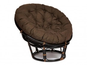 Кресло Papasan 23/01 W с подушкой Antique brown, ткань Коричневый в Симе - sim.магазин96.com | фото