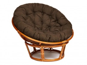 Кресло Papasan 23/01 W с подушкой Cognac, ткань Коричневый в Симе - sim.магазин96.com | фото