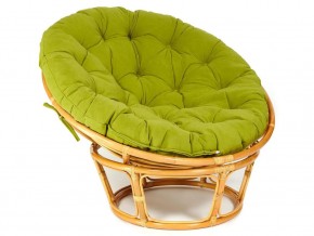 Кресло Papasan 23/01 W с подушкой Honey, флок Олива в Симе - sim.магазин96.com | фото