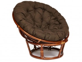 Кресло Papasan 23/01 W с подушкой Pecan, ткань Коричневый в Симе - sim.магазин96.com | фото