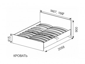 Кровать 1600х2000 ортопедическое основание в Симе - sim.магазин96.com | фото