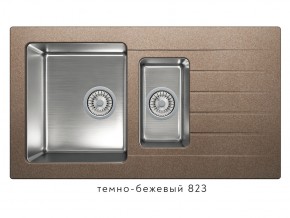 Мойка комбинированная Tolero twist TTS-890 Темно-бежевый 823 в Симе - sim.магазин96.com | фото