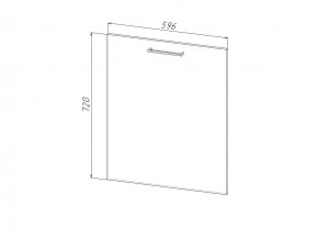 П 60 Комплект для посудомоечной машины 600 мм (цоколь + фасад) ЛДСП в Симе - sim.магазин96.com | фото