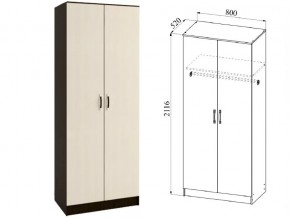 Шкаф 2 двери Ронда ШКР800.1 венге/дуб белфорт в Симе - sim.магазин96.com | фото