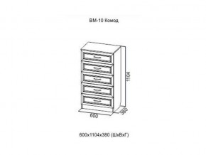 ВМ-10 Комод в Симе - sim.магазин96.com | фото